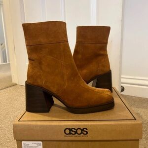 ASOS Brown Ankle Boots